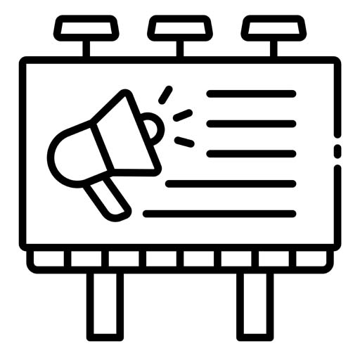 Signage installs icon