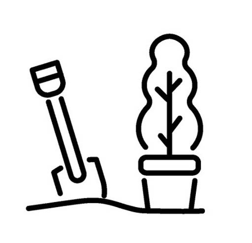 Soft landscaping
