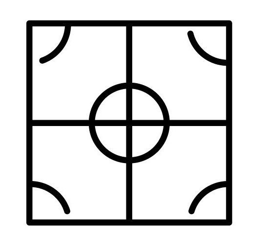 Tiled flooring